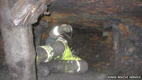 Inside the Gleision mine