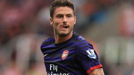 Arsenal striker Olivier Giroud