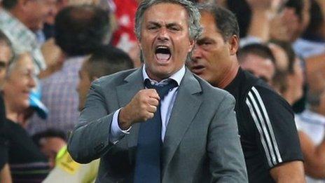 Real Madrid coach Jose Mourinho