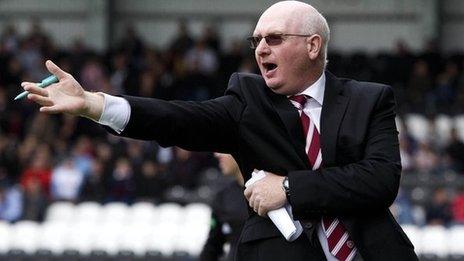 Hearts manager John McGlynn