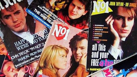 John Taylor on 1980s magazine covers