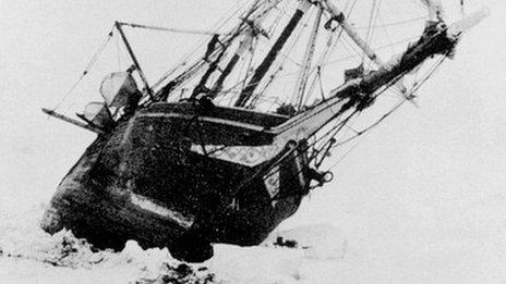 Ship sinking