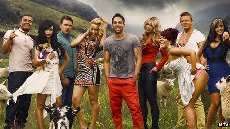 The cast of MTV's The Valleys