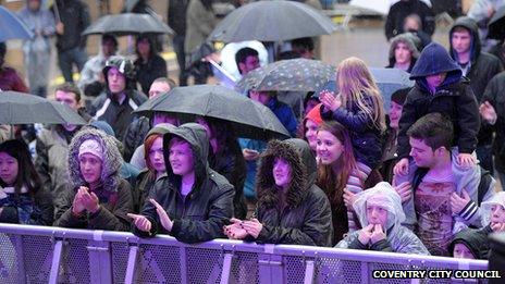 Godiva in the Square audience