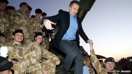 Tony Blair in Iraq