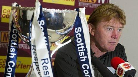 Motherwell manager Stuart McCall