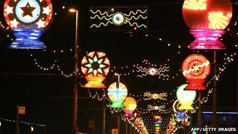 Blackpool Illuminations in 2005