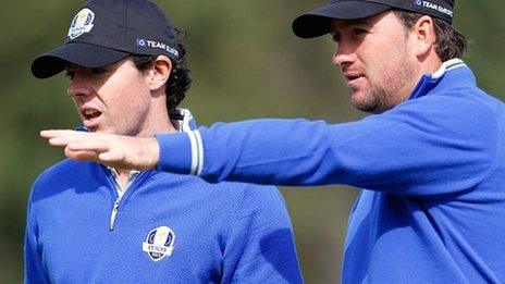 Rory McIlroy and Graeme McDowell