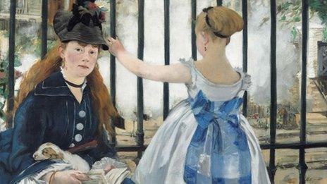 The Railway by Edouard Manet