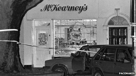 butchers shop in Moy village