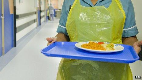 A hospital meal