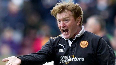 Motherwell manager Stuart McCall