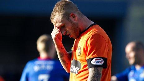 Dundee United striker Johnny Russell