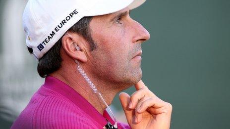 Europe team captain Jose Maria Olazabal