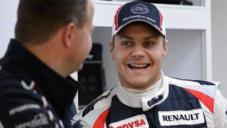 Valtteri Bottas of Williams