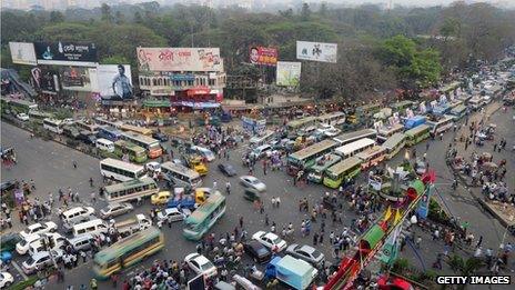 Dhaka jam