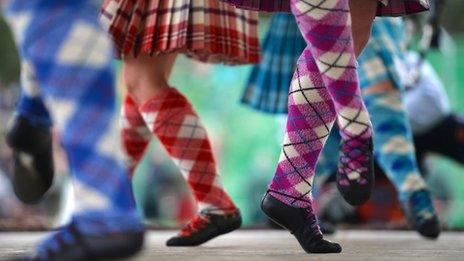 Highland dancers