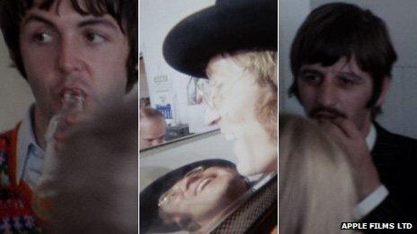 Unseen footage from The Beatles Magical Mystery Tour