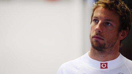 McLaren driver Jenson Button