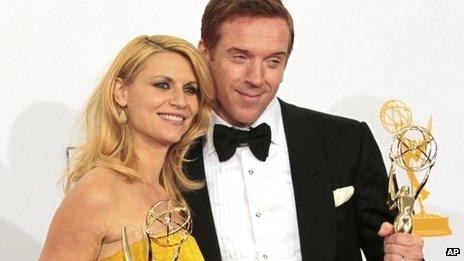 Claire Danes and Damian Lewis