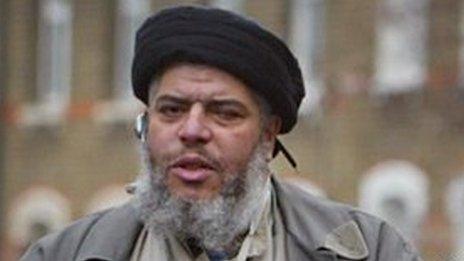 Terrorist suspect Abu Hamza