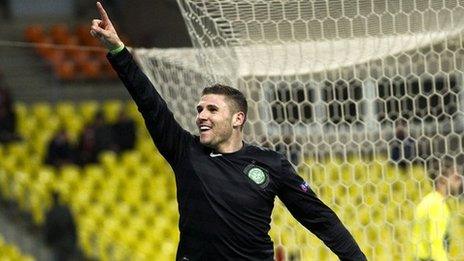 Celtic forward Gary Hooper