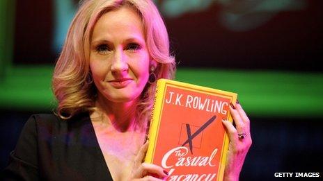 JK Rowling with new book The Casual Vacancy