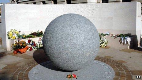 The Bali bomb memorial in London