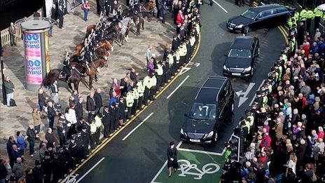 Funeral of PC Fiona Bone