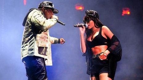 Jay-Z and Rihanna