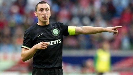 Celtic midfielder Scott Brown