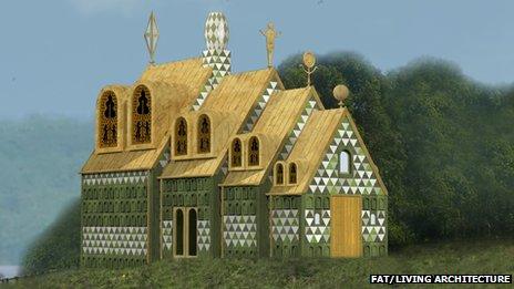 Artist's impression of the Grayson Perry/FAT house in Wrabness, Essex