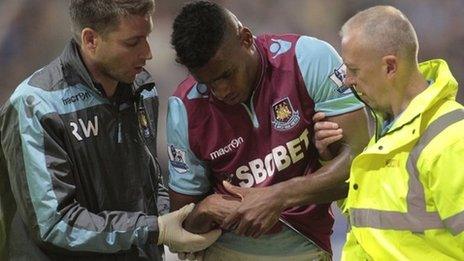 West Ham striker Ricardo Vaz Te