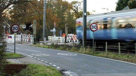 A level crossing