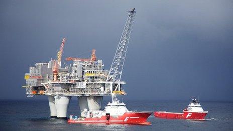 Statoil's Troll A natural gas platform