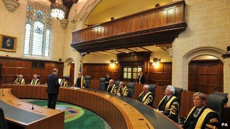 The Supreme Court in London - library picture