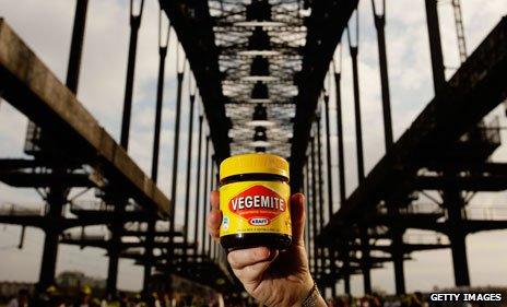 Vegemite on Sydney Harbour Bridge