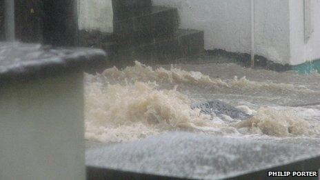 Flooding in Cardigan