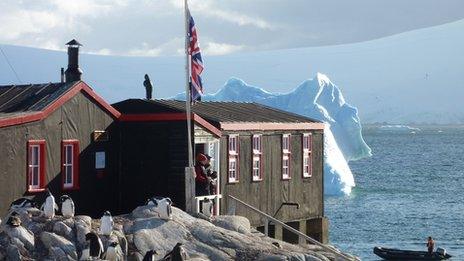 Antarctic base camp