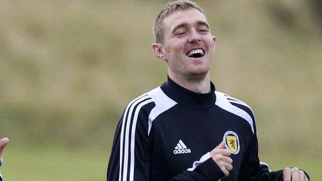 Scotland captain Darren Fletcher