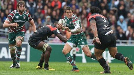 Toby Flood of Leicester