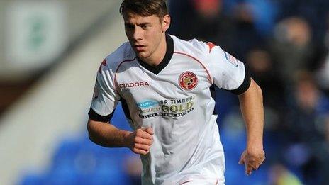 George Bowerman in action for Walsall