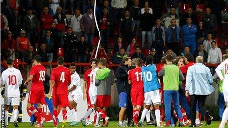 England Under-21s v Serbia Under-21s