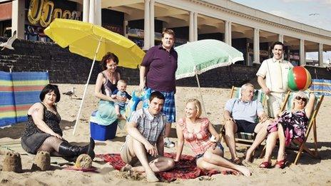 The cast of Gavin and Stacey