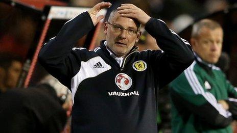 Scotland coach Craig Levein