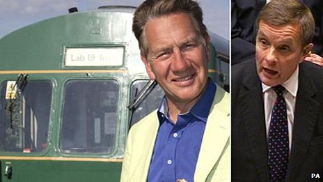 Michael Portillo and David Jones