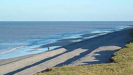 Beach between Weybourne and Sheringham