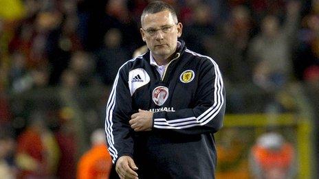 Scotland coach Craig Levein