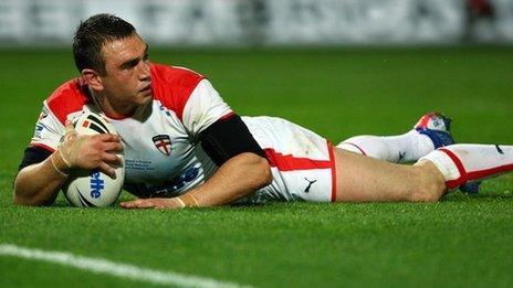 England captain Kevin Sinfield