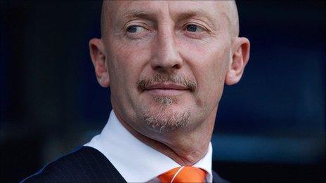 Blackpool manager Ian Holloway